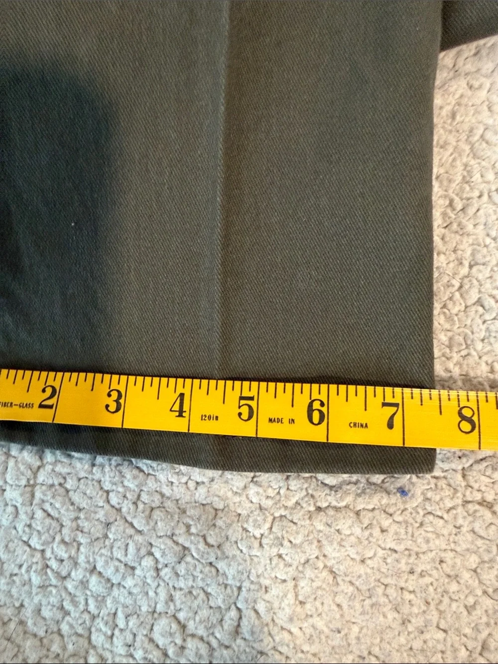 Gloria Vanderbilt Amanda Straight Leg Jeans in Olive Green